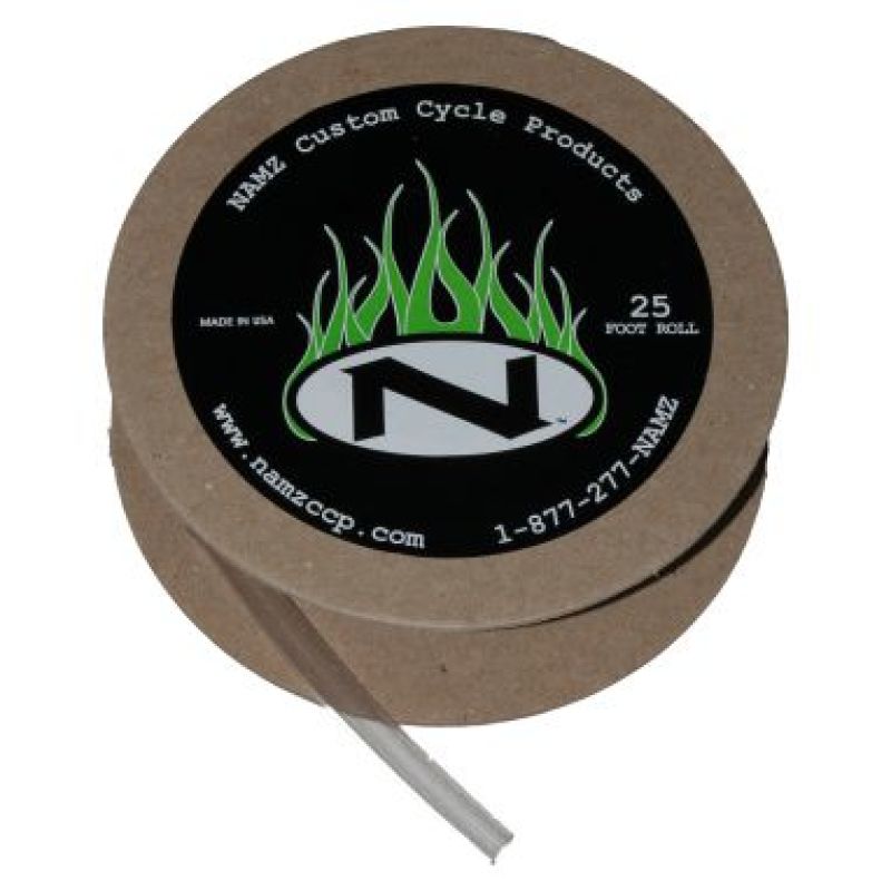NAMZ Clear Heatshrink 2:1 Ratio 25ft Spool 1/4in ID - Clear 2:1 heatshrink tubing, 25ft spool, 1/4in ID - Click Image to Close