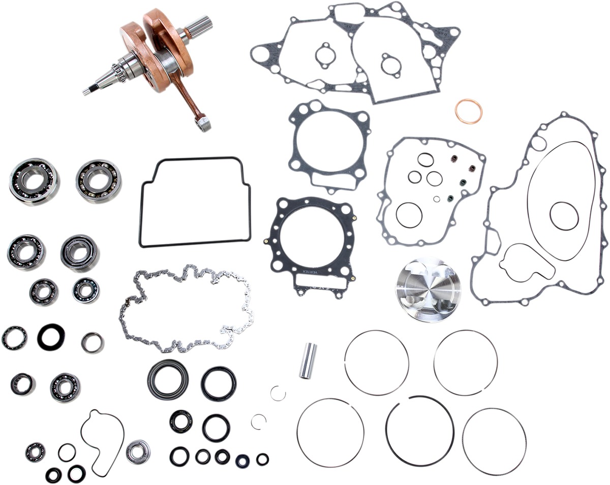 Engine Rebuild Kit - Crank, Piston, Bearings, Gaskets & Seals - 06-13 TRX450R/ER - Click Image to Close