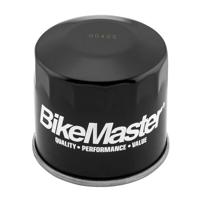 BikeMaster Victory BM-198 Oil Filter - Black - Click Image to Close