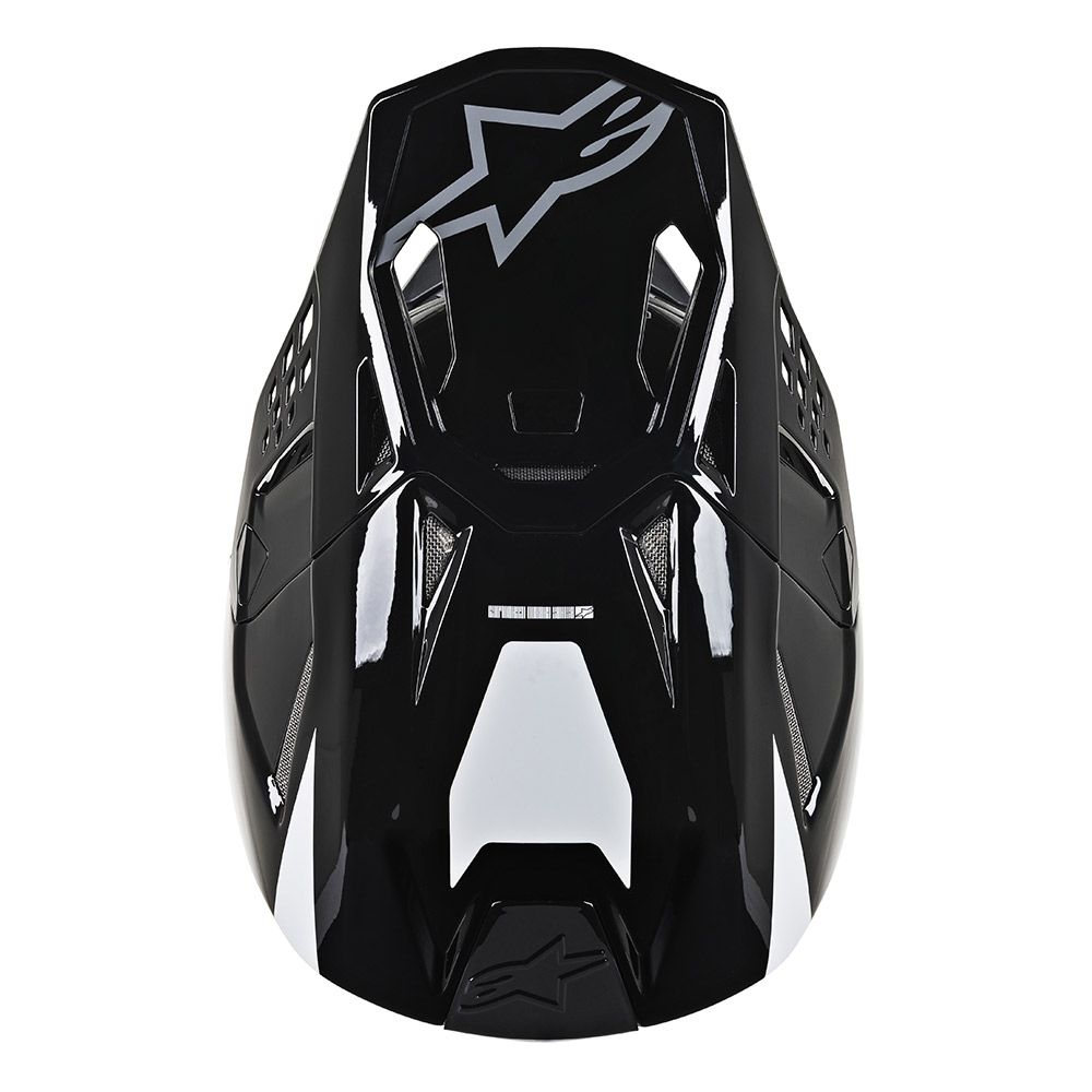 Supertech S-M8 Radium Helmet Gloss White/Black 2X-Large - Click Image to Close