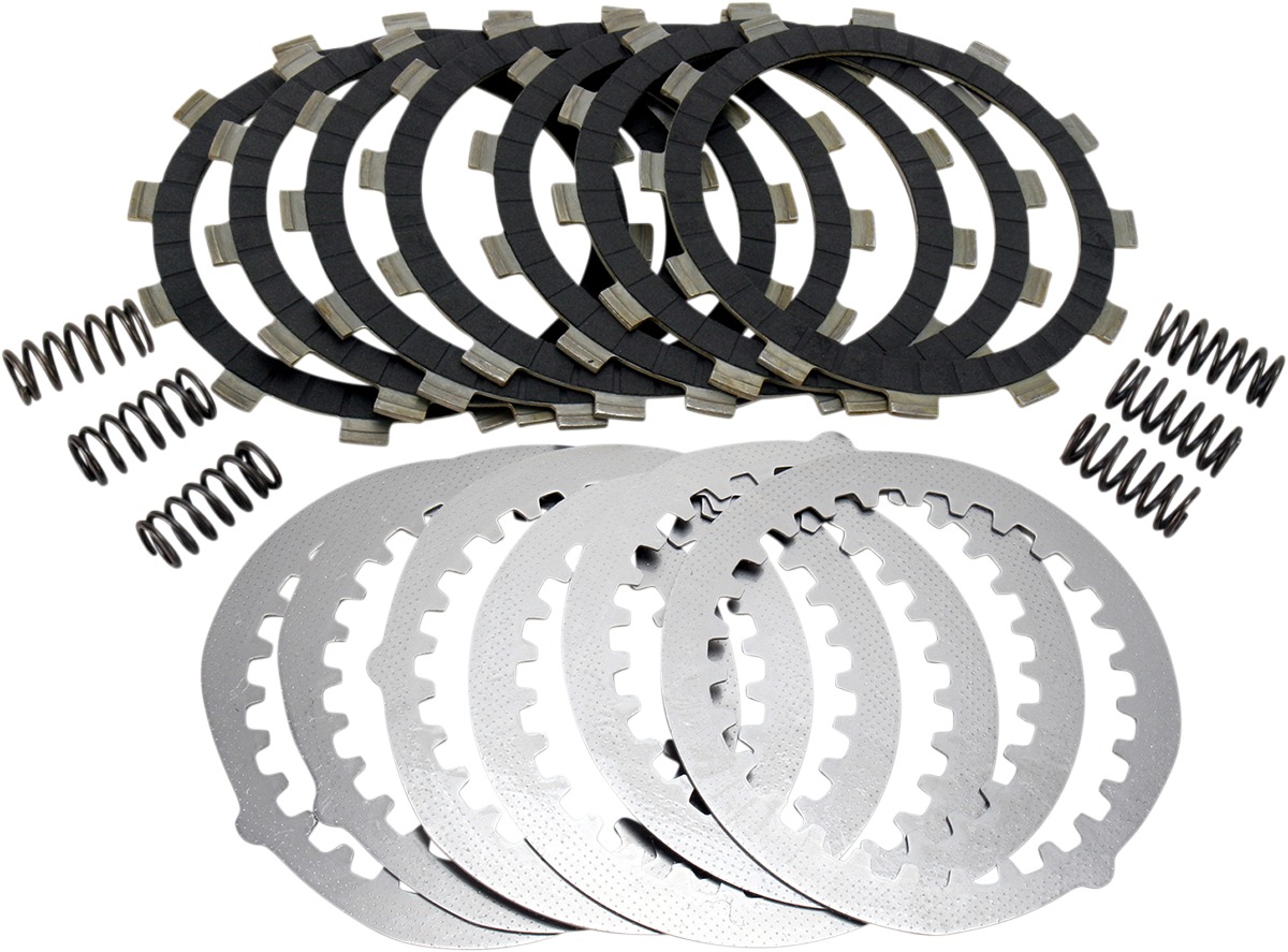 DRCF Complete Clutch Kit - CFK Plates, Steels, & Springs - Click Image to Close