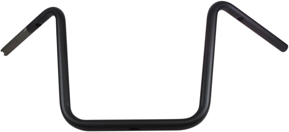 Drag Specialties 1" Ape Hanger Handlebar Flat Black 12-1/4" Rise - 1" Ape Hanger Handlebar, Flat Black, 12-1/4" Rise - Click Image to Close
