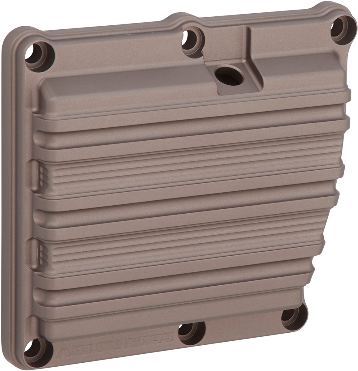 Arlen Ness 10-Gauge Transmission Top Cover Titanium Color - Click Image to Close