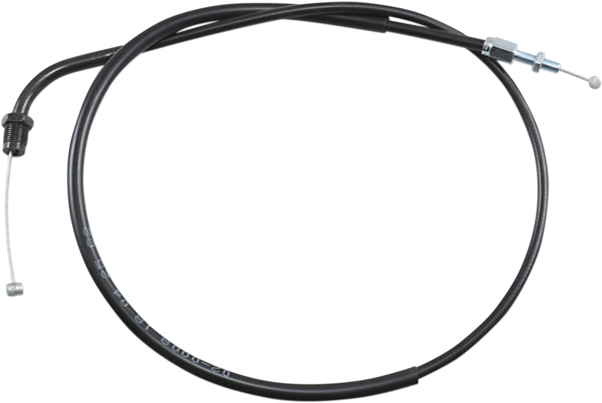 Black Vinyl Throttle Cable - Honda CB VT - Click Image to Close