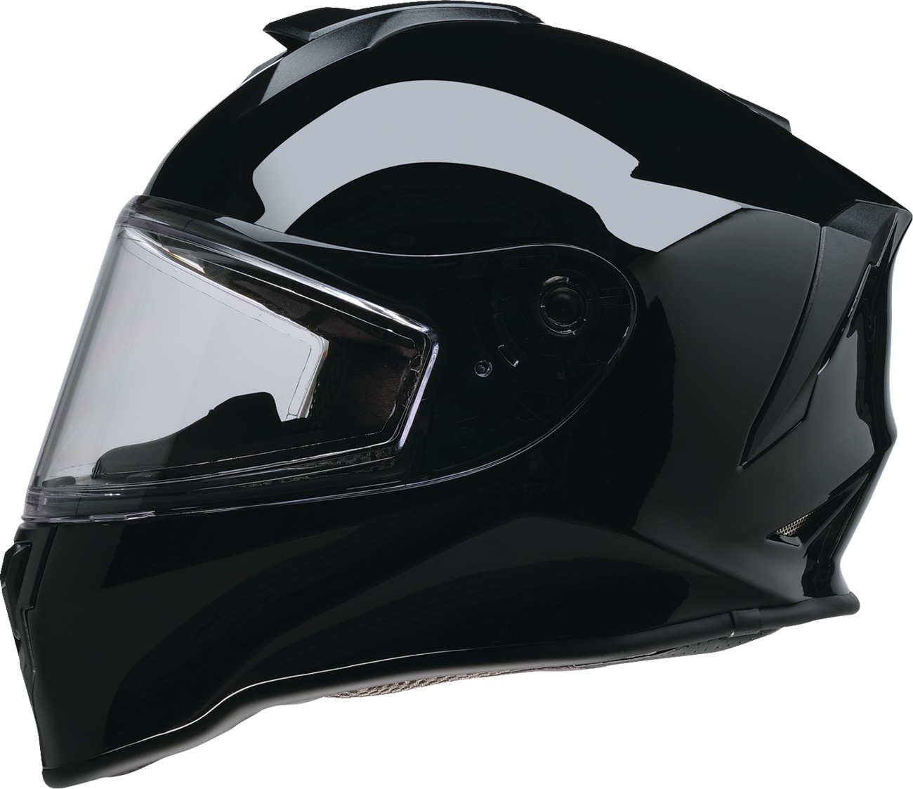 Z1R Youth Warrant Snow Helmet - Large, Black - Full face snow helmet for youth riders - Click Image to Close