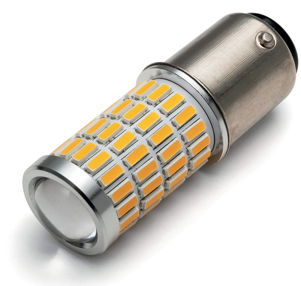 Kuryakyn LED Bulb 1157 Amber/Amber High-Intensity Replacement - Click Image to Close