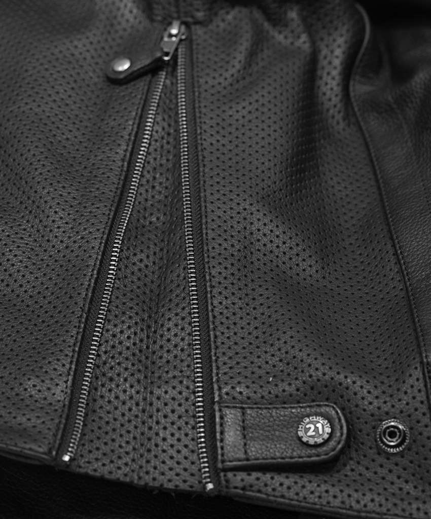 Gasser Riding Jacket Black Large - Click Image to Close