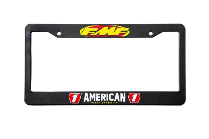 FMF Racing Auto License Plate Frame Universal Fit - Universal fit license plate frame for cars and trucks - Click Image to Close