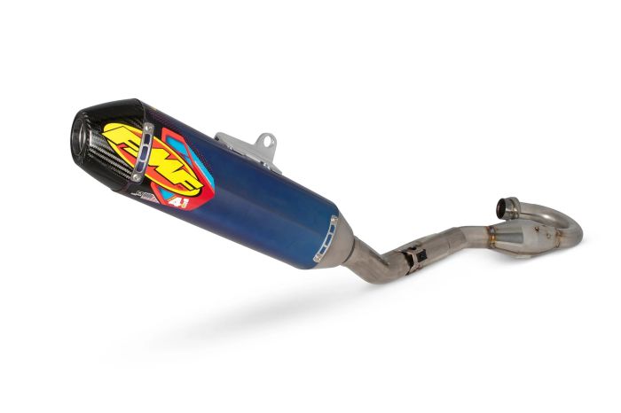 FMF Factory 4.1 RCT MegaBomb Exhaust Blue Titanium For Honda CRF250R CRF250RX - Click Image to Close