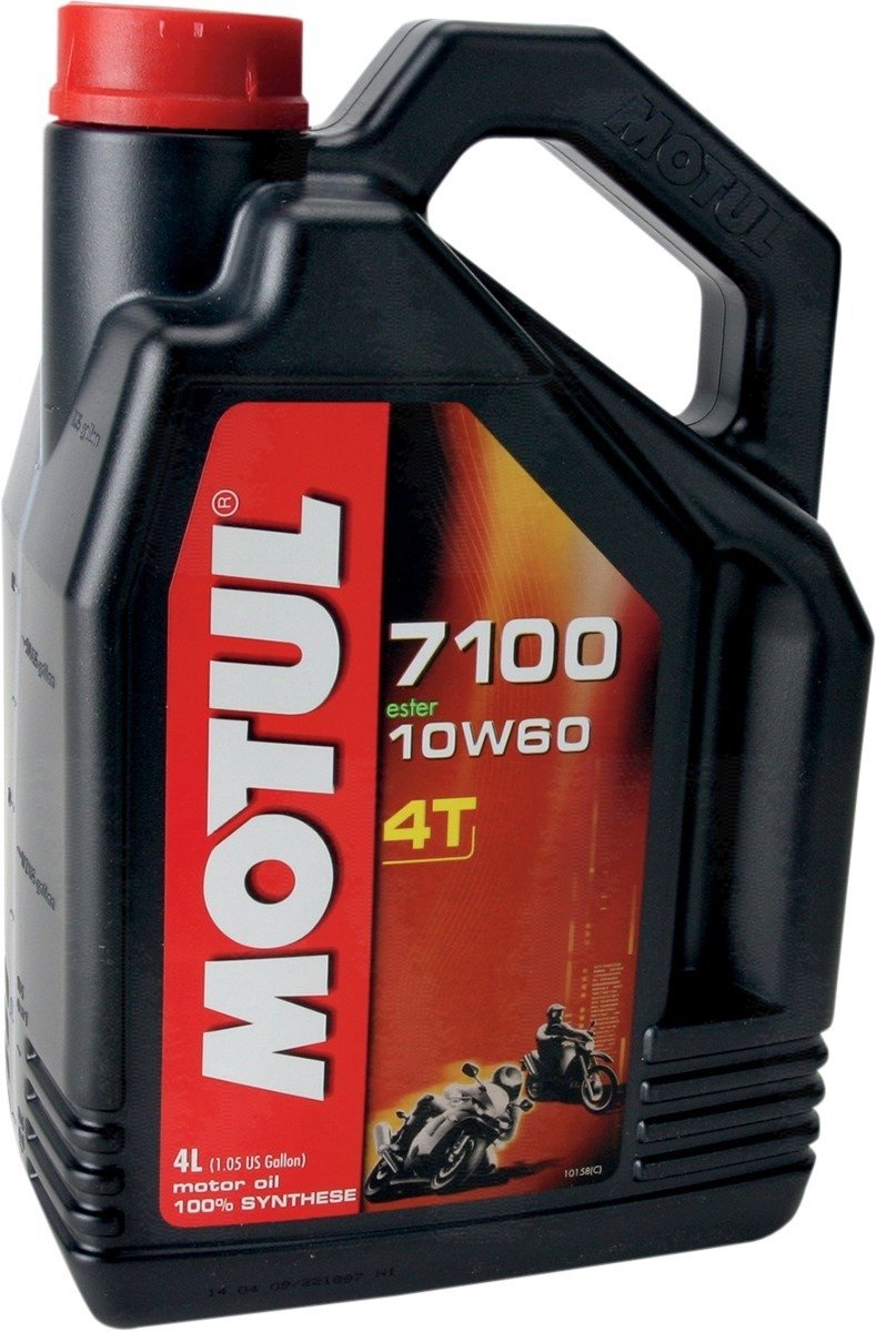 7100 SYNTHETIC ESTER MOTOR OIL - OIL 7100 10W60 4T SYN 4L - Click Image to Close