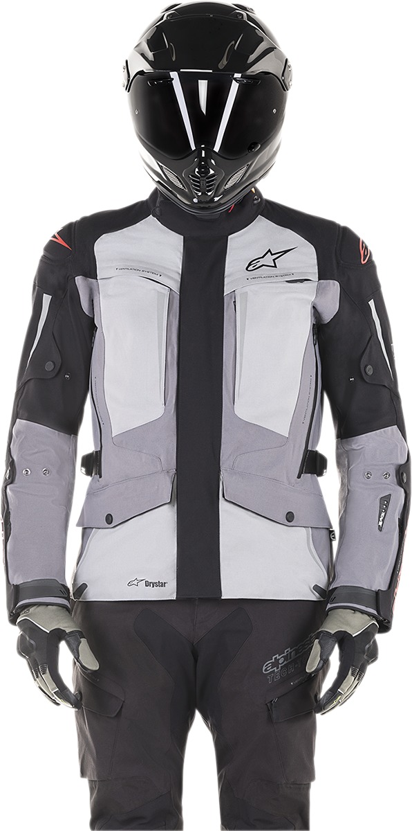 Yaguara Drystar Motorcycle Jacket Black/Gray/White US 2X-Large - Click Image to Close