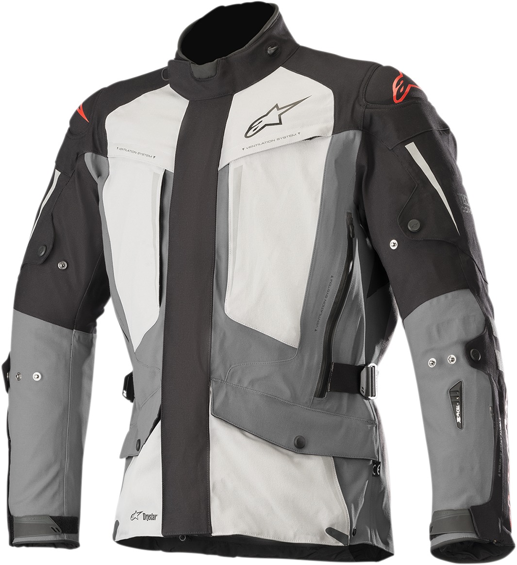 Yaguara Drystar Motorcycle Jacket Black/Gray/White US 2X-Large - Click Image to Close