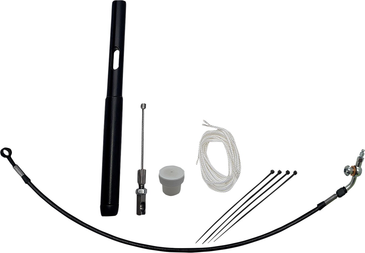 Fat Baggers Inc. Control Installation Kit Black For Harley Road Glide - Handlebar cable kit For Harley Road Glide models - Click Image to Close