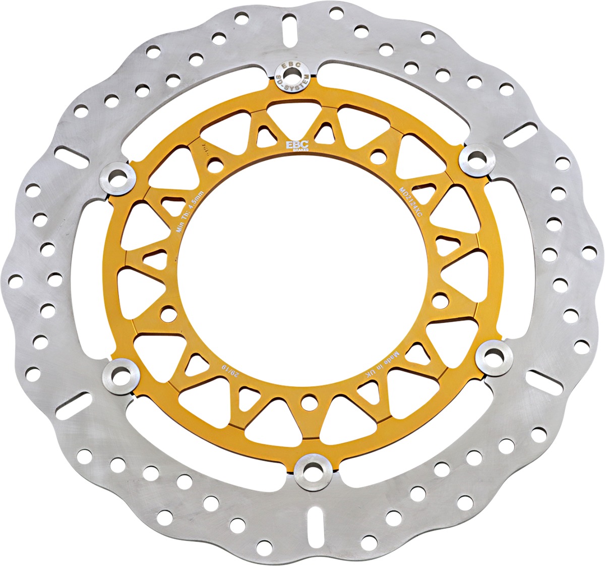 Front Contour Rotor - For 15-17 Yamaha FZ10 YZF-R1/R6 & 18-20 MT10 - Click Image to Close