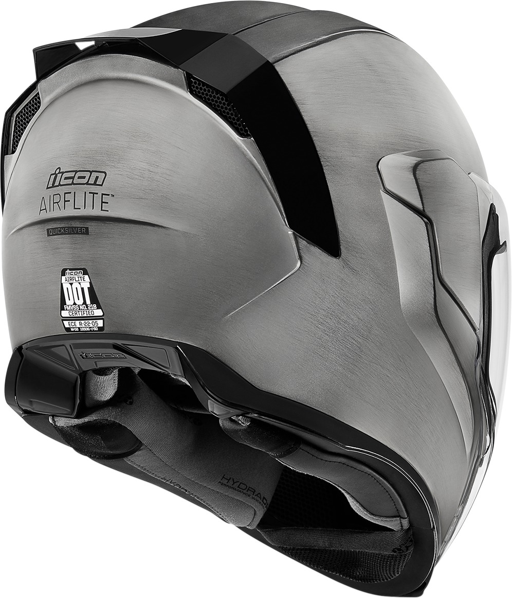 Airflite Full Face Helmet - Quicksilver Medium - Click Image to Close