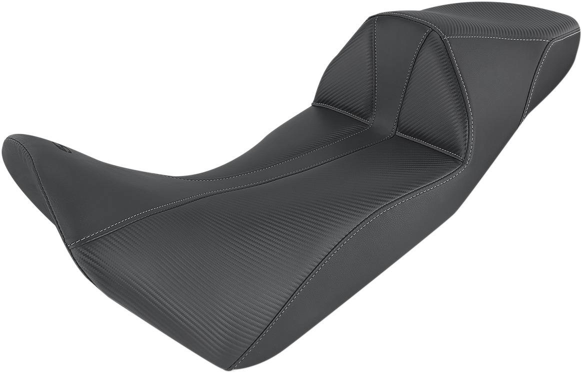 Adventure Tour Stitched 2-Up Seat Black Low - 16-20 Africa Twin - Click Image to Close