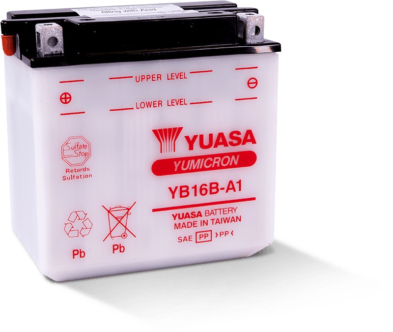 Yuasa YB16B-A1 Yumicron 12 Volt Battery - Click Image to Close