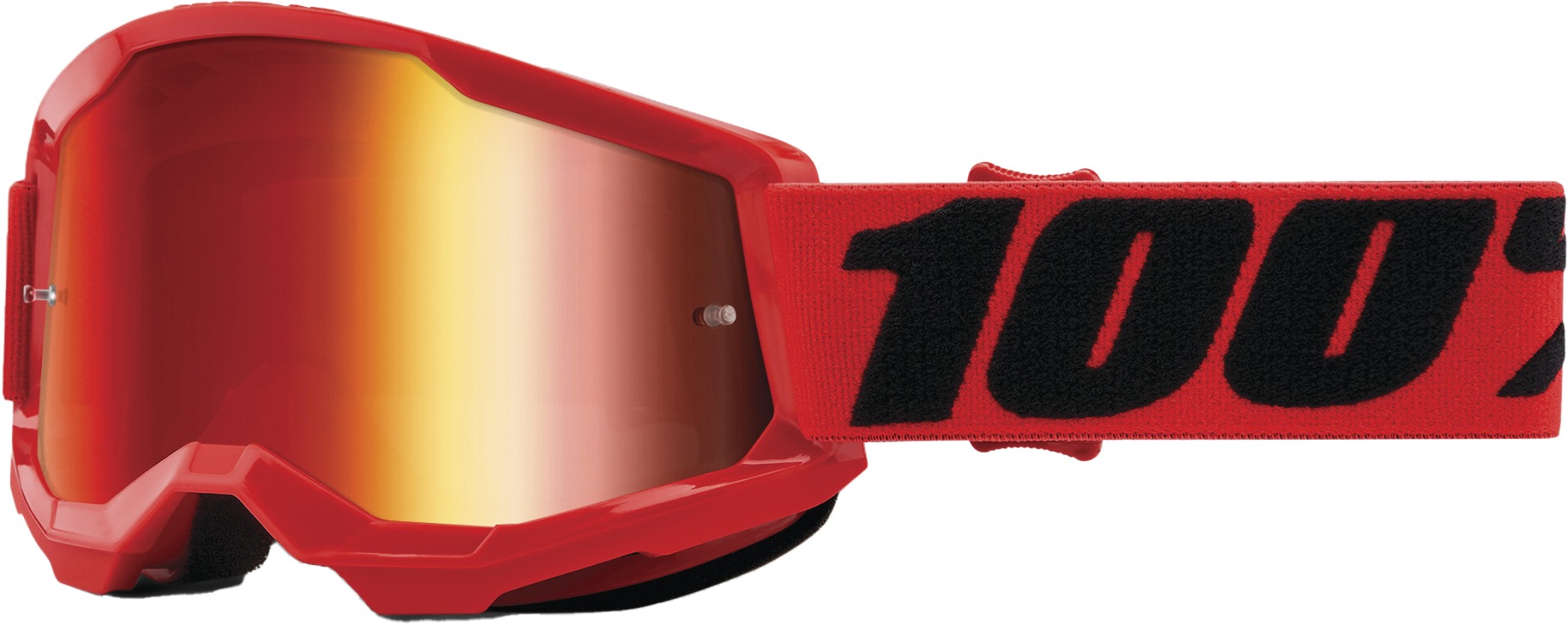 Strata 2 Red Junior Goggles - Red Mirror Lens - Click Image to Close