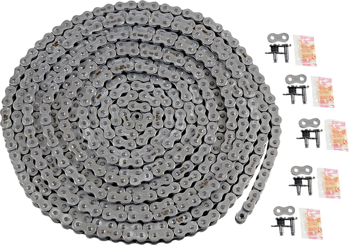 RK 530 MAX-X RX-Ring Bulk Chain 25 Foot Roll Natural - 530 MAX-X RX-Ring bulk chain, 25 ft, natural finish - Click Image to Close