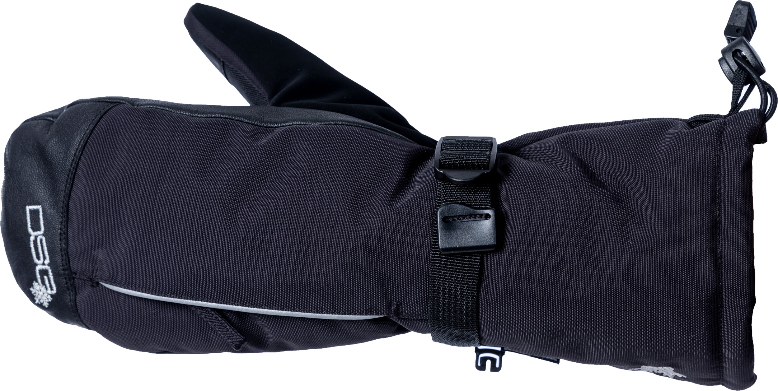 DSG Trail Mittens 3.0 Black X-Small - Cold weather mittens in Black, size X-Small - Click Image to Close