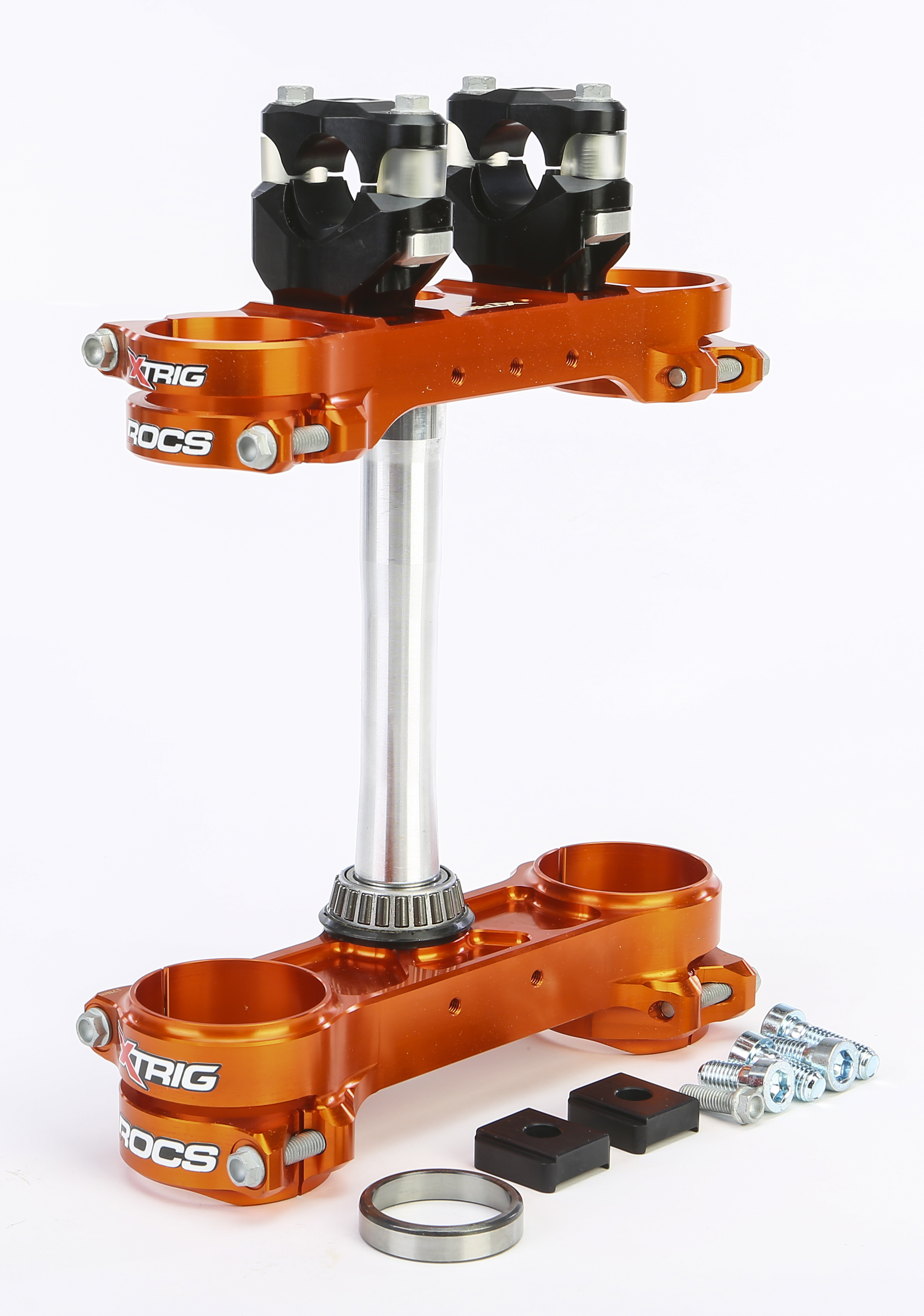 ROCS Triple Clamp 20mm Orange - For 14-16 KTM 350/500 EXCF - Click Image to Close