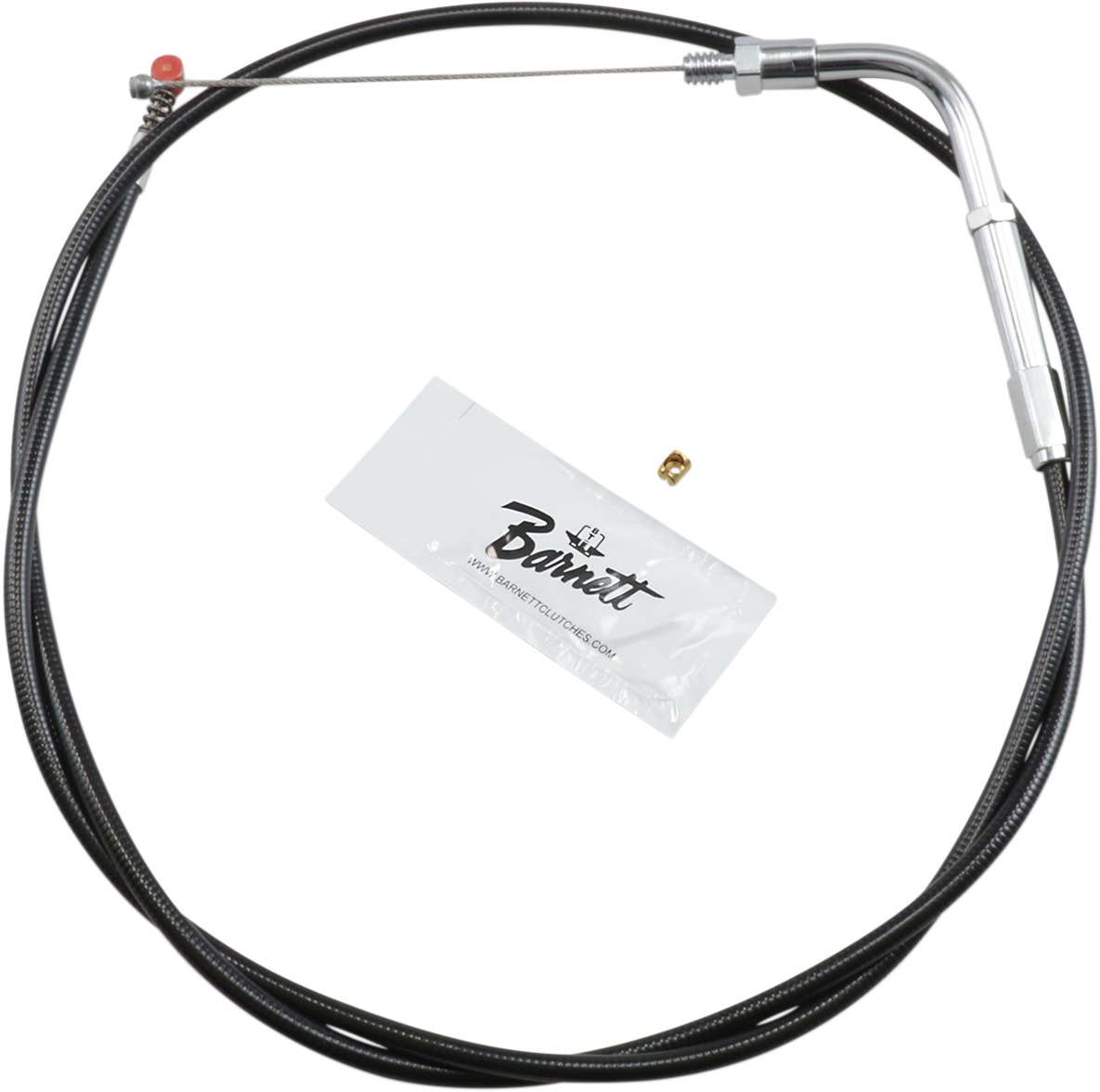 Vinyl Black Idle Cable +6" - For 1990-1995 Harley Davidson Big Twin - Click Image to Close
