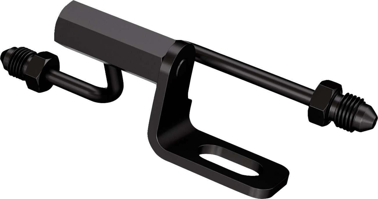 Goodridge Rear Brake Switch Holder Black For Harley Softail 07-11 - Rear brake switch holder For Harley Softail 07-11 - Click Image to Close