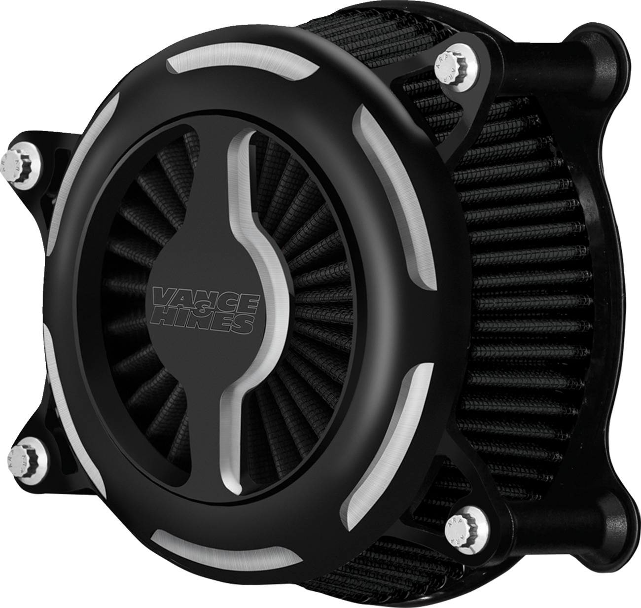 Vance & Hines VO2 Blade Air Intake Black Contrast 40395 - Click Image to Close