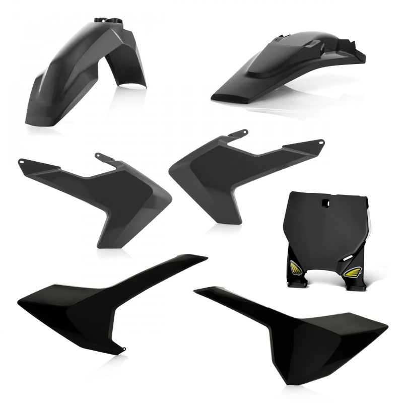 Cycra Replica Plastic Kit Black For 16-18 Husqvarna - Click Image to Close