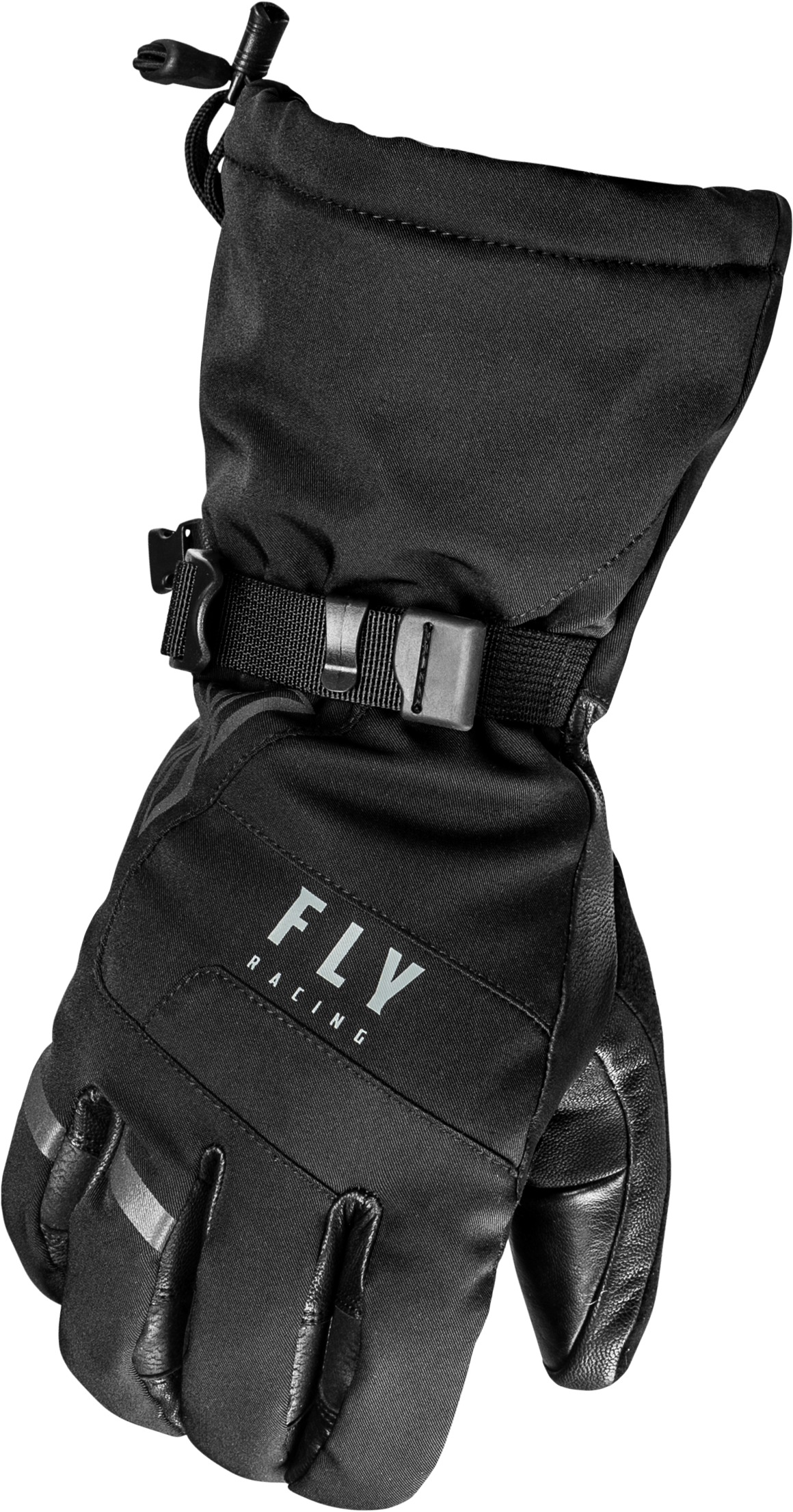 Fly Racing Highland Gloves Black Large - Cold weather snow gloves, large, black - Click Image to Close