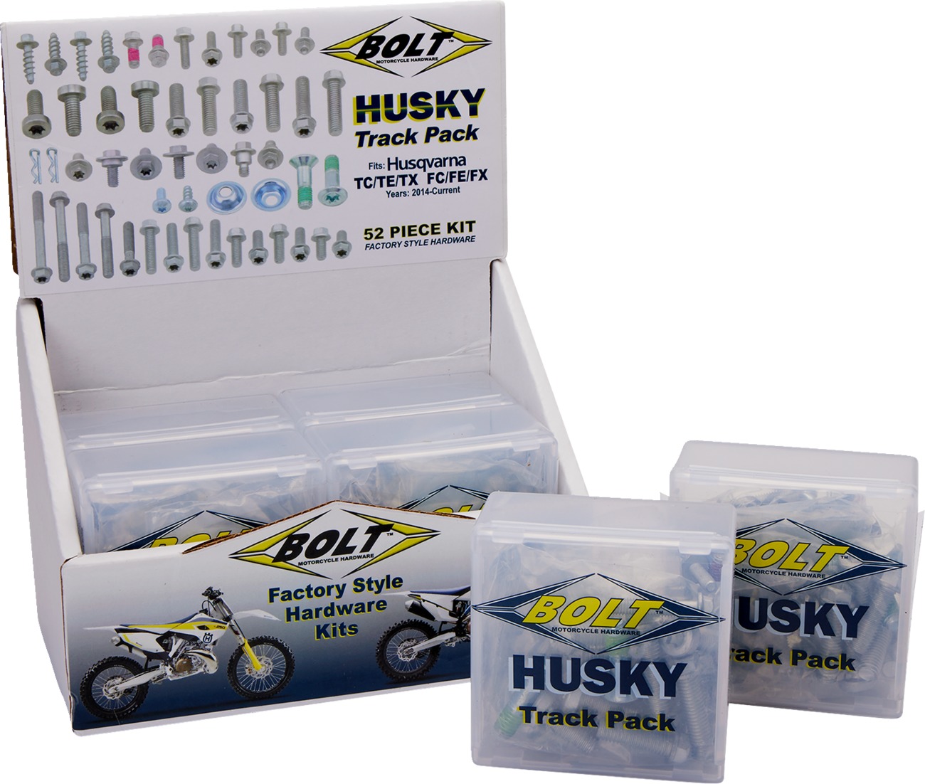 Bolt Track Pack Hardware Kit 6-Pack For Husqvarna - Click Image to Close