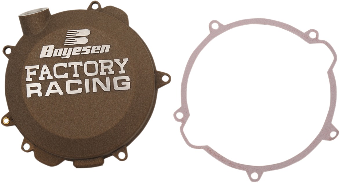 Factory Racing Clutch Cover Magnesium - For 16-18 KTM Husqv 125/150 - Click Image to Close