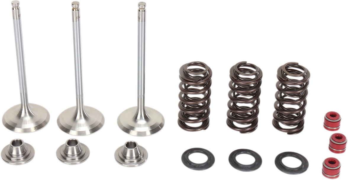 Stainless Intake Valve and Spring Kit - For Yamaha YFZ450 WR450F YZ450F - Click Image to Close