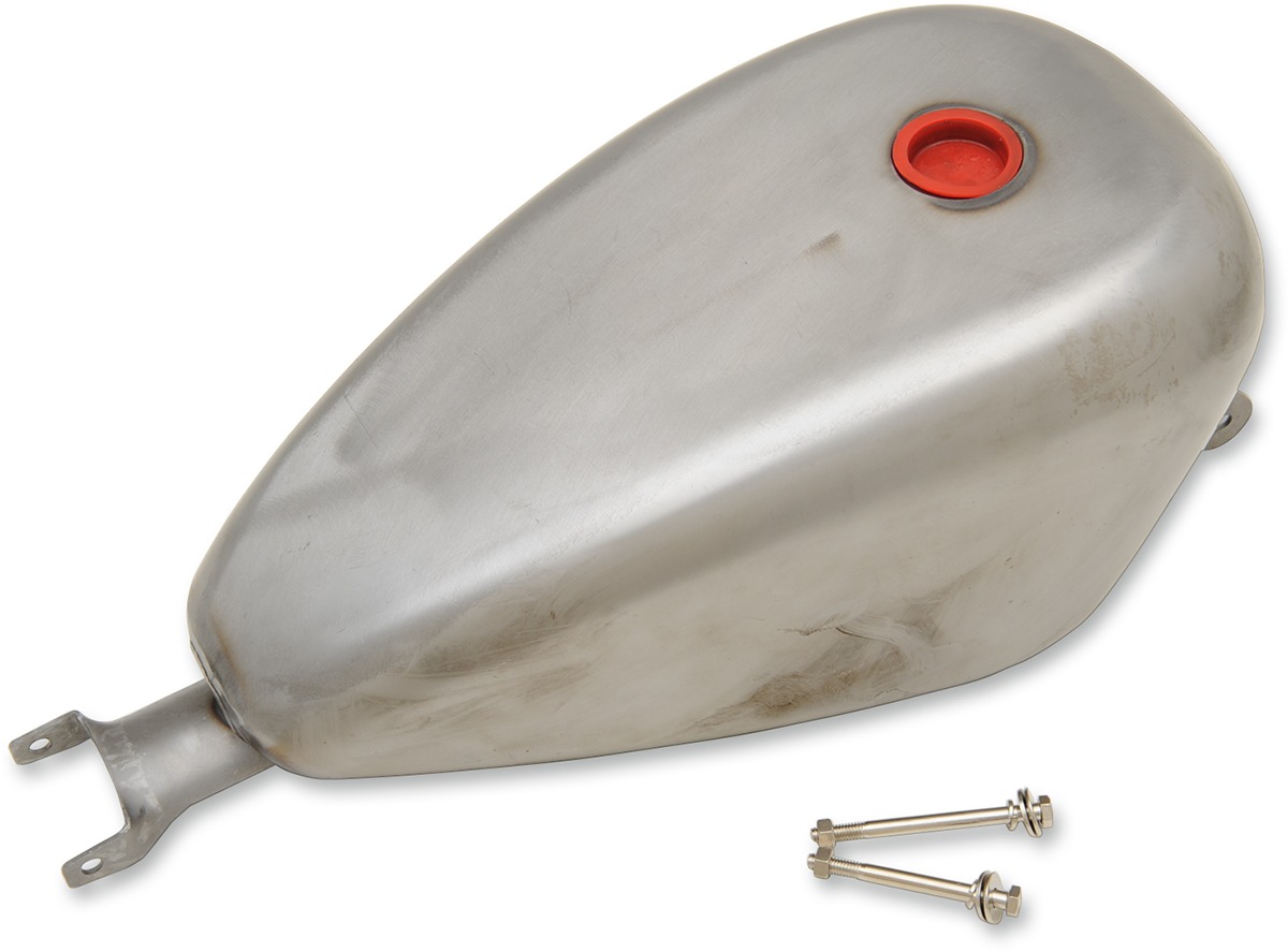 Drag Specialties Custom Gas Tank Raw Steel For Harley Sportster 06-20 - Custom gas tank for Harley Sportster 2006-2020 - Click Image to Close