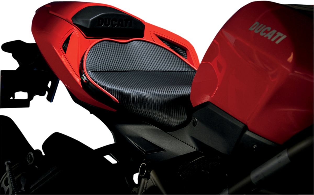 World Sport Performance Plain CarbonFX Vinyl Solo Seat - Streetfighter - Click Image to Close