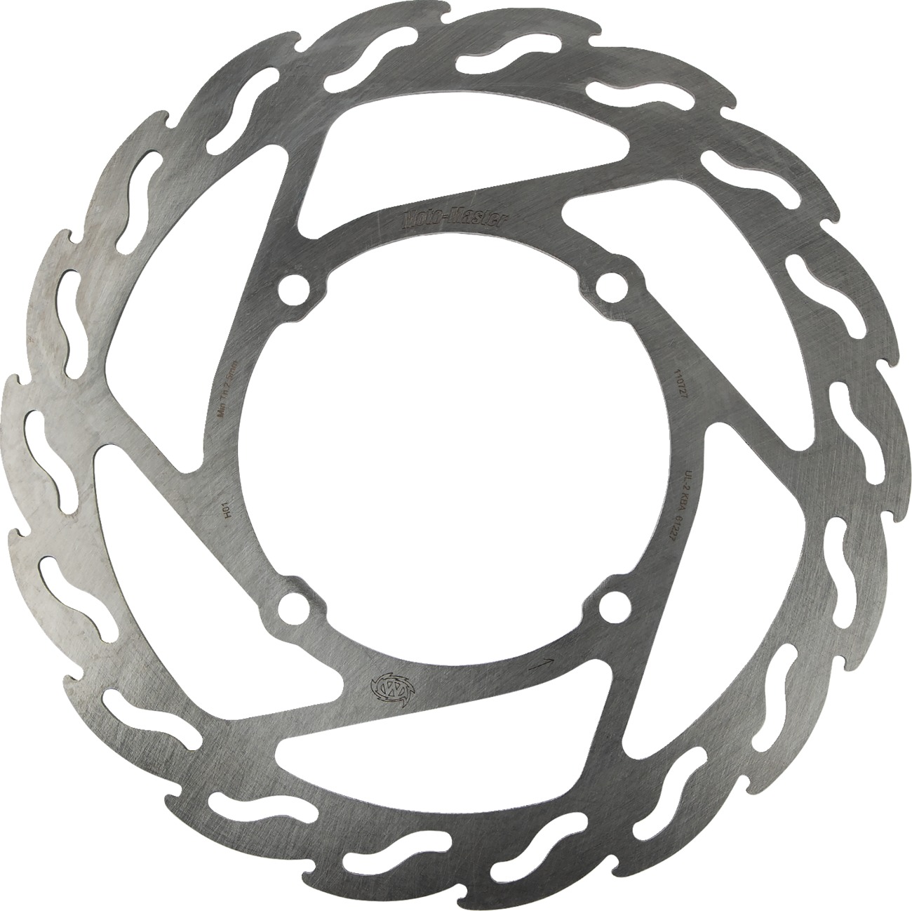 Moto-Master Flame Front Brake Rotor Suzuki RMZ250 RMZ450 - Front brake rotor for Suzuki RMZ250/RMZ450 - Click Image to Close