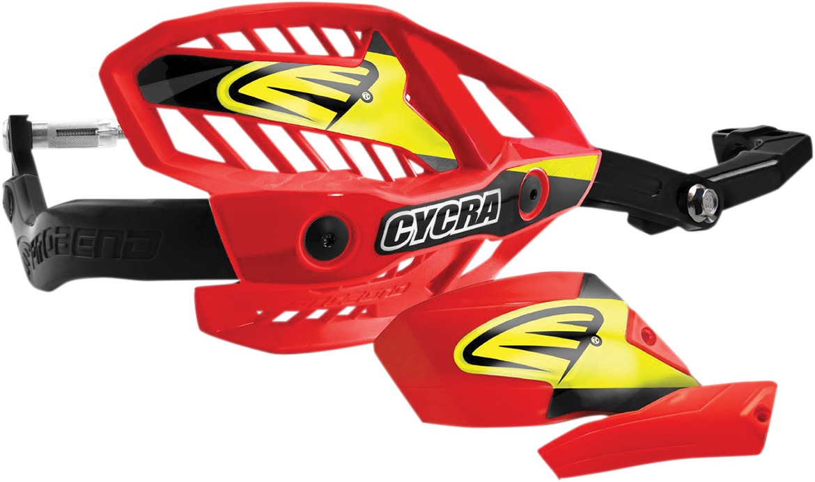 Cycra Probend Ultra Handguards w/Clamp 7/8" - Red - Click Image to Close
