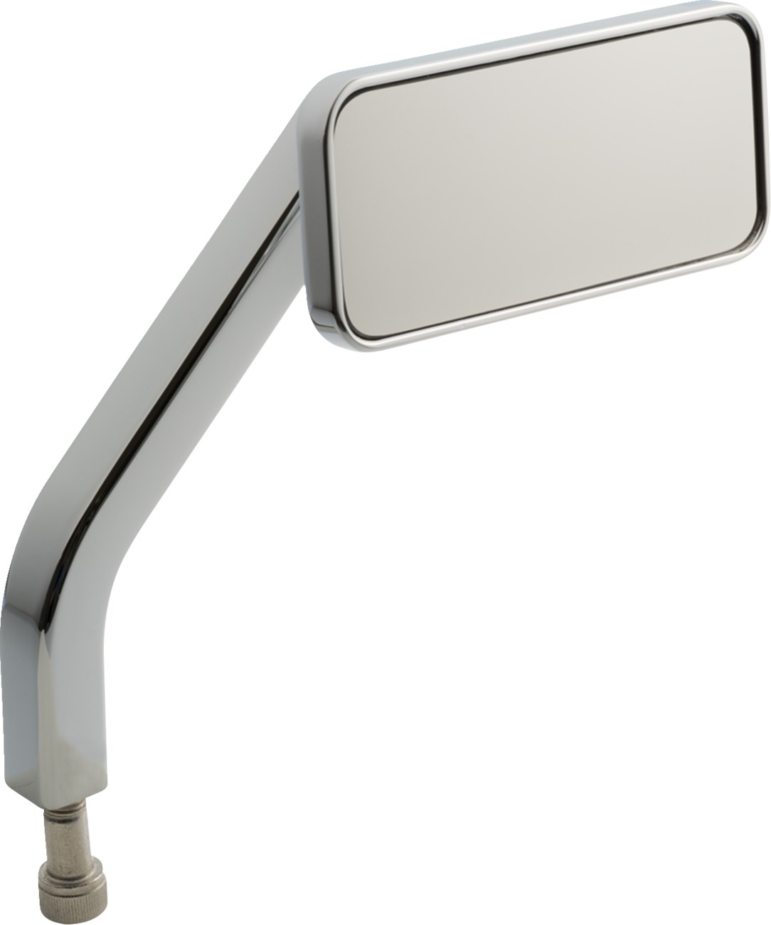 Joker Machine No. 1 Rectangle Mirror Right Chrome - Rectangle mirror, chrome, right side for Harley-Davidson - Click Image to Close