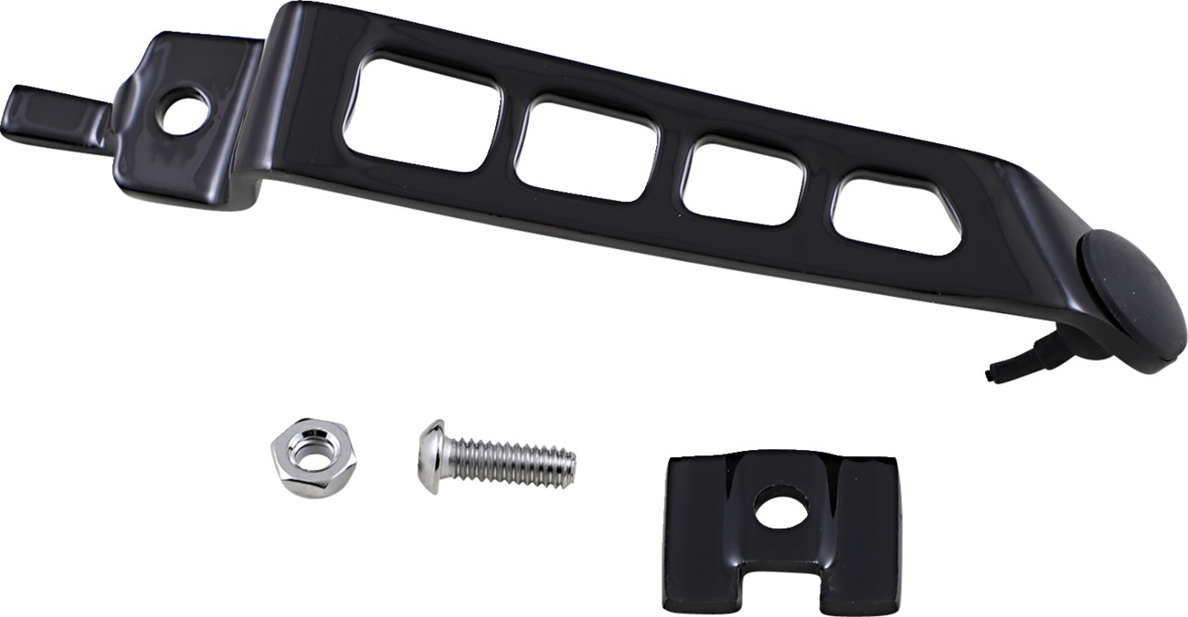 Drag Specialties Easy Find Kickstand Extension Black For Harley Dyna - Kickstand extension for Harley-Davidson Dyna models - Click Image to Close