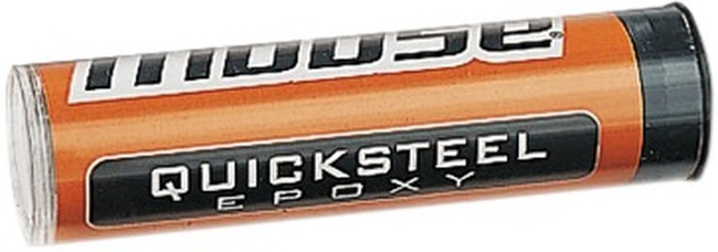 Moose Quicksteel Epoxy 2.5 oz Stick - Steel-hard epoxy putty, 15 min cure time - Click Image to Close