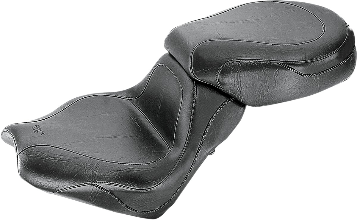 Mustang Sport Touring 2Pc Seat Black Fits Honda VTX1300C - Click Image to Close