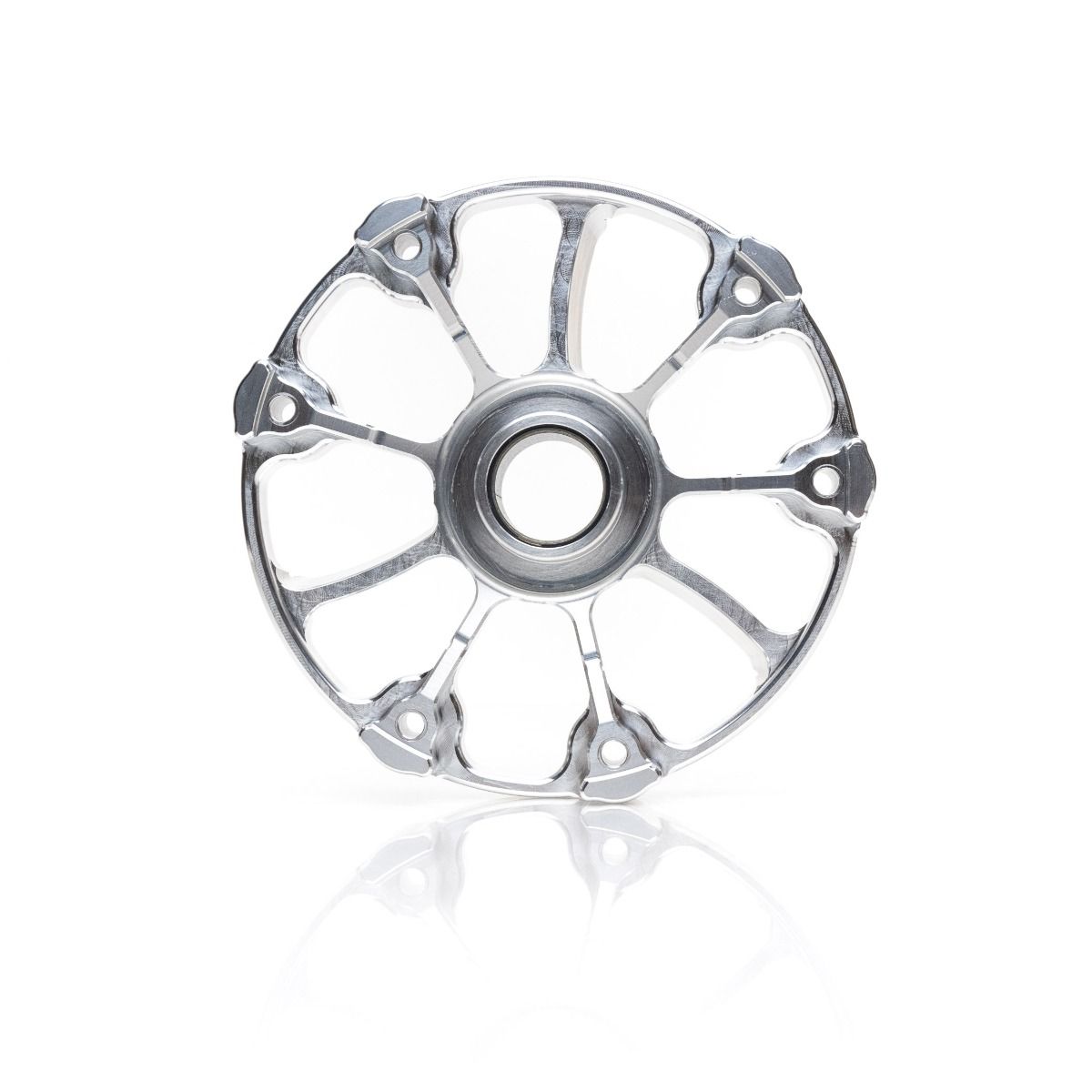 Cyclone Clutch Cover - Clutch & Belt Cooling w/ Billet Fan Blades - Replaces stock Polaris P85 clutch cover - Click Image to Close