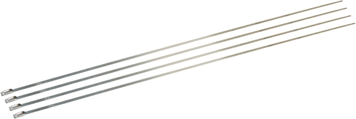 DEI Stainless Steel Locking Ties 5 Pack 14 Inch - 5 pack stainless steel locking ties, 14" length - Click Image to Close