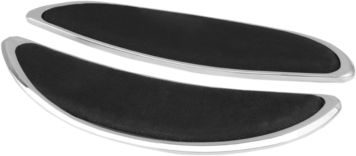 14" Banana Board Driver Floorboards Chrome - Click Image to Close