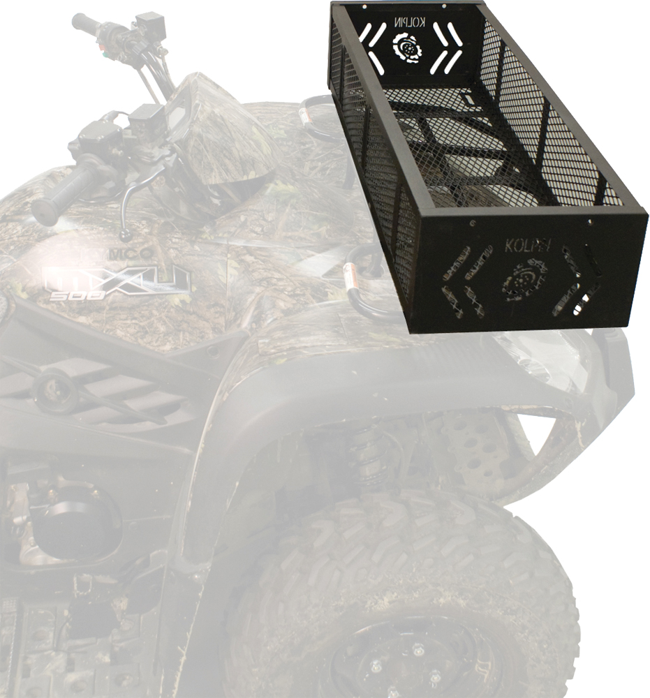 Kolpin Front Gear Basket for ATV 40.5in x 14.25in x 9.25in - ATV front gear basket for extra storage - Click Image to Close