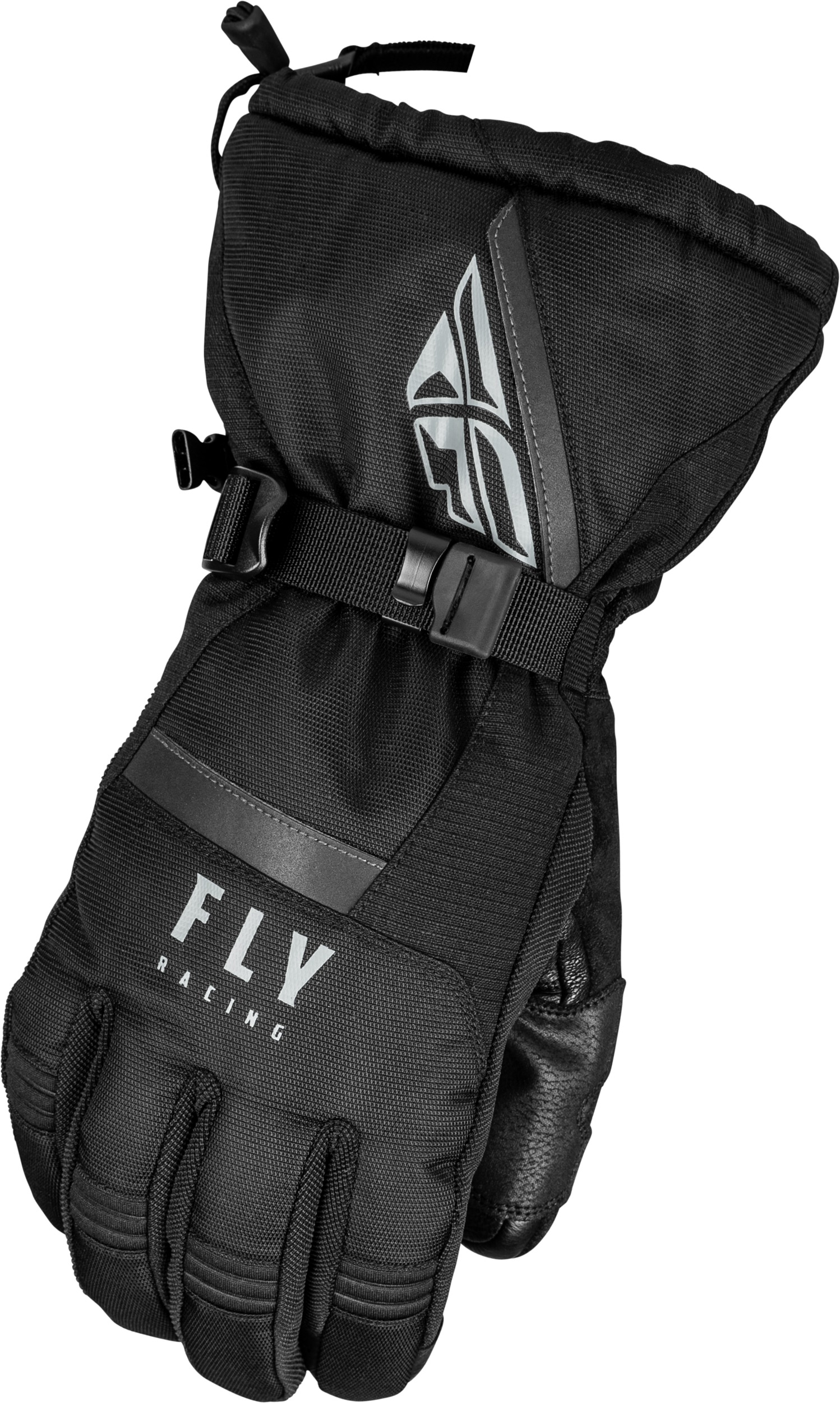 Fly Racing Cascade Gloves Black X-Large - Weatherproof insulated gloves - Click Image to Close