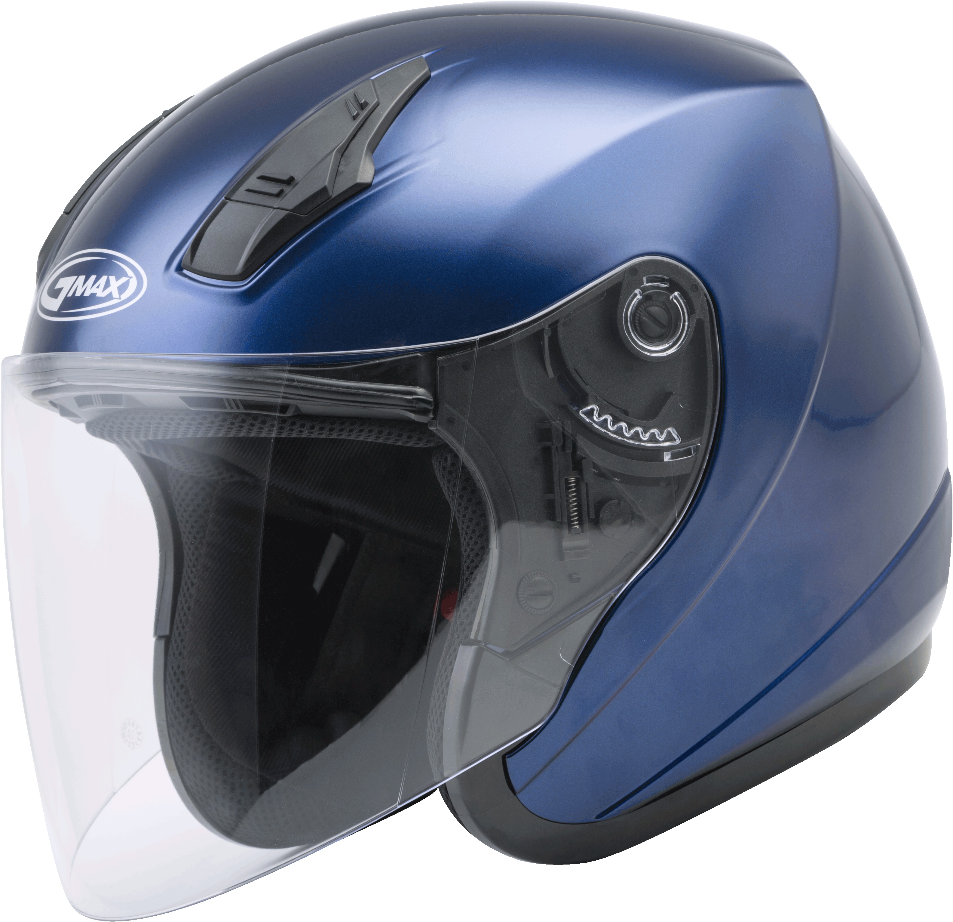 GMAX OF-17 Open-Face Helmet Blue Large - Click Image to Close