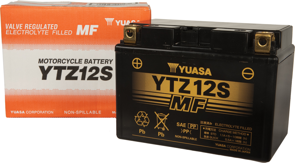 AGM Maintenance Free Battery YTZ12S - Click Image to Close