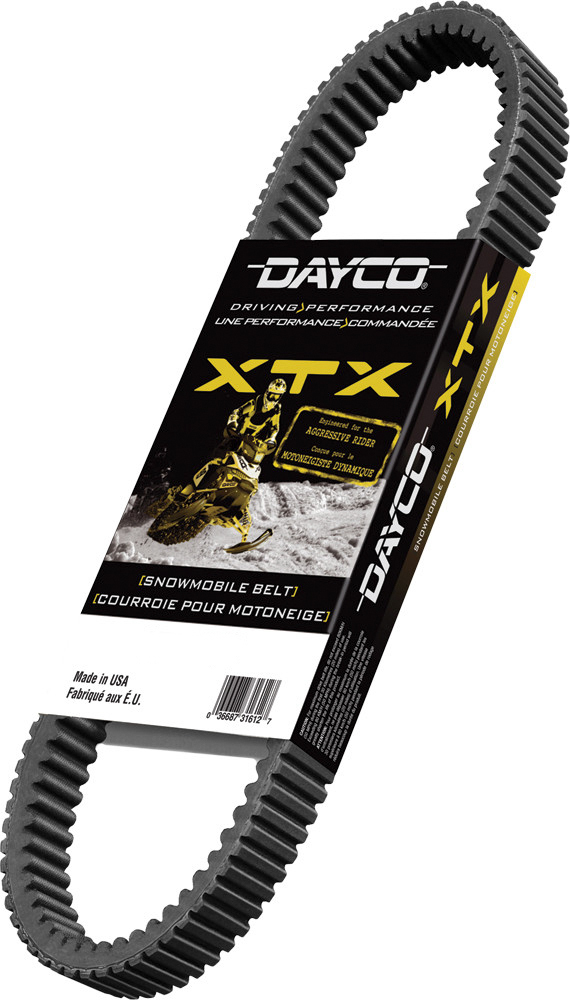 XTX Snowmobile Drive Belt - For 07-10 Ski Doo Skandic WT 600 - Click Image to Close