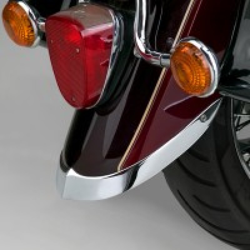 Chrome Cast Rear Fender Tip by National Cycle - Click Image to Close